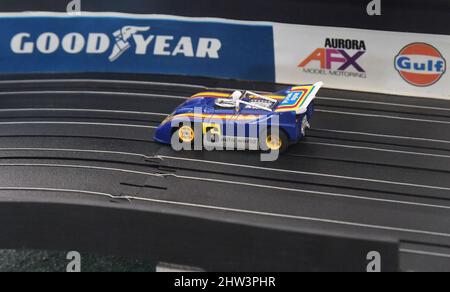 Corse di slot car Vintage AFX Foto Stock