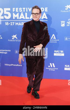 Madrid, Spagna. 03rd Mar 2022. Arturo Valls partecipa alla presentazione del Malaga Film Festival all'Hotel Villamagna di Madrid. (Foto di Atilano Garcia/SOPA Images/Sipa USA) Credit: Sipa USA/Alamy Live News Foto Stock