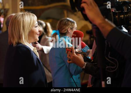 Madrid, Spagna. 03rd Mar 2022. Carmen Machi partecipa alla presentazione del Malaga Film Festival all'Hotel Villamagna di Madrid. (Foto di Atilano Garcia/SOPA Images/Sipa USA) Credit: Sipa USA/Alamy Live News Foto Stock