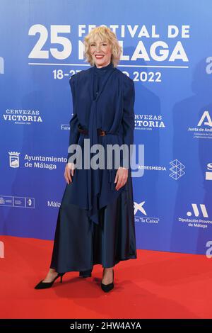 Madrid, Spagna. 03rd Mar 2022. Susi Sánchez partecipa al Festival del Cinema di Malaga all'Hotel Villamagna di Madrid. (Foto di Atilano Garcia/SOPA Images/Sipa USA) Credit: Sipa USA/Alamy Live News Foto Stock