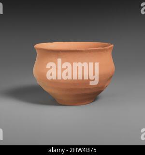 Arte ispirata a Terracotta kantharos (tazza da bere con manici alti), geometrica, 7th secolo a.C., greca, Attica, Terracotta, H. 2 11/16 poll. (6,8 cm), vasi, dal deposito Hymettos, opere classiche modernizzate da Artotop con un tuffo di modernità. Forme, colore e valore, impatto visivo accattivante sulle emozioni artistiche attraverso la libertà delle opere d'arte in modo contemporaneo. Un messaggio senza tempo che persegue una nuova direzione selvaggiamente creativa. Artisti che si rivolgono al supporto digitale e creano l'NFT Artotop Foto Stock