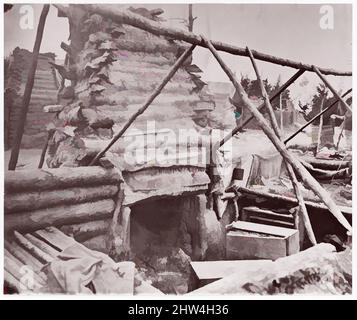 Arte ispirata da campo abbandonato, Falmouth, Virginia, 1862, stampa in argento albume da vetro negativo, fotografie, Andrew Joseph Russell (americano, 1830–1902, opere classiche modernizzate da Artotop con un tuffo di modernità. Forme, colore e valore, impatto visivo accattivante sulle emozioni artistiche attraverso la libertà delle opere d'arte in modo contemporaneo. Un messaggio senza tempo che persegue una nuova direzione selvaggiamente creativa. Artisti che si rivolgono al supporto digitale e creano l'NFT Artotop Foto Stock