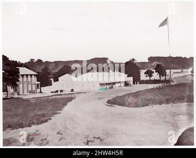 Arte ispirata da Camp Barry vicino Bladensberg, Maryland. Artiglieria Depot, 1861–65, stampa argento albume da vetro negativo, 15,8 x 21 cm (6 1/4 x 8 1/4 pollici ), fotografie, opere classiche modernizzate da Artotop con un tuffo di modernità. Forme, colore e valore, impatto visivo accattivante sulle emozioni artistiche attraverso la libertà delle opere d'arte in modo contemporaneo. Un messaggio senza tempo che persegue una nuova direzione selvaggiamente creativa. Artisti che si rivolgono al supporto digitale e creano l'NFT Artotop Foto Stock