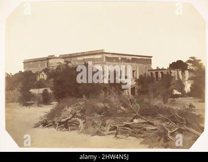 Art Inspired by Metcalfe House, Delhi, 1858–61, stampa in argento albume, Image: 21 x 28,4 cm (8 1/4 x 11 3/16 in.), Photographs, Jean Baptiste Oscar Mallitte (French, 1829–1905, Classic works Modernized by Artotop with a splash of modernity. Forme, colore e valore, impatto visivo accattivante sulle emozioni artistiche attraverso la libertà delle opere d'arte in modo contemporaneo. Un messaggio senza tempo che persegue una nuova direzione selvaggiamente creativa. Artisti che si rivolgono al supporto digitale e creano l'NFT Artotop Foto Stock