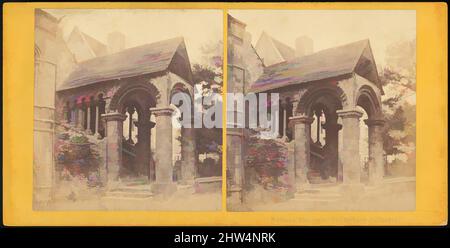 Art Inspired by Group of 23 Early Stereograph views of British Cathedrals, 1860s–80s, albumen argentate prints, Mounts approssimativamente: Da 8,4 x 16,9 cm (3 5/16 x 6 5/8 poll.) a 8,5 x 17,6 cm (3 3/8 x 6 15/16 poll.), Photographs, Unknown (British), Budge (British), F. G. O. Stuart (British), MRS, Classic opere modernizzate da Artotop con un tocco di modernità. Forme, colore e valore, impatto visivo accattivante sulle emozioni artistiche attraverso la libertà delle opere d'arte in modo contemporaneo. Un messaggio senza tempo che persegue una nuova direzione selvaggiamente creativa. Artisti che si rivolgono al supporto digitale e creano l'NFT Artotop Foto Stock