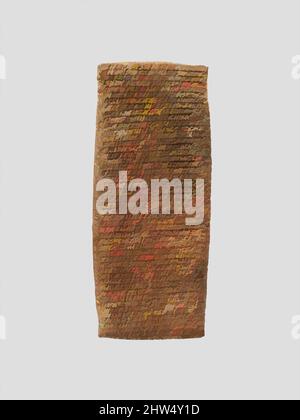 Arte ispirata da tavoletta Cuneiforme: Record di una causa, età del Bronzo Medio–Vecchia colonia di Assiria Trading, ca. 20th–19th secolo a.C., Anatolia, probabilmente da Kültepe (Karum Kanesh), antica colonia di commercio assiro, Clay, H. 6 5/8 pollici. (16,8 cm), Clay-Tablets-inscritto, Kültepe, l'antica città, opere classiche modernizzate da Artotop con un tuffo di modernità. Forme, colore e valore, impatto visivo accattivante sulle emozioni artistiche attraverso la libertà delle opere d'arte in modo contemporaneo. Un messaggio senza tempo che persegue una nuova direzione selvaggiamente creativa. Artisti che si rivolgono al supporto digitale e creano l'NFT Artotop Foto Stock