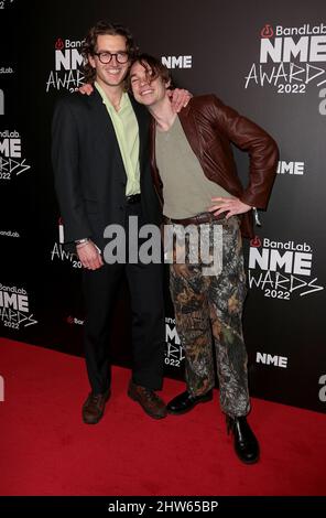 02 marzo 2022 - Londra, Inghilterra, Regno Unito - partecipa al NME Awards 2022, O2 Academy Brixton Foto Stock