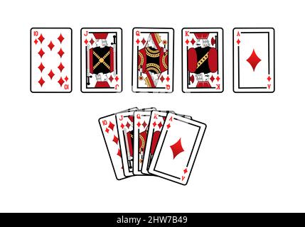 Card Suit Diamond design Illustration vettoriale eps format , adatto per le vostre esigenze di design, logo, illustrazione, animazione, ecc. Illustrazione Vettoriale