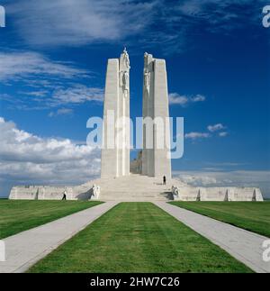 Vimy Ridge Memorial, Pas-de-Calais, Francia, Europa Foto Stock