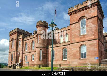 La Sheriff Court, Inverness Castle Castle Hill, Inverness, Highland, Scotland, Regno Unito Foto Stock