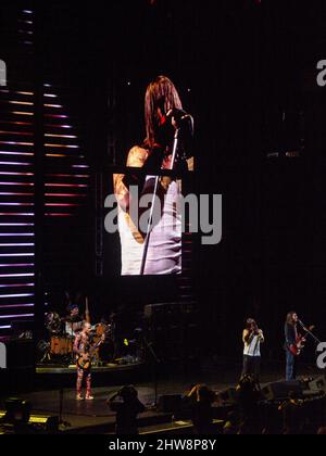 Red Hot Chili Peppers Stadium Arcadum World Tout allo stadio MetLife di East Rutherford, New Jersey Foto Stock