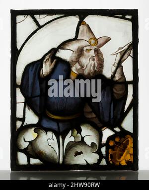 Arte ispirata da Panel con Profeta da un albero di Jesse Window, ca. 1500, British, Stained Glass, H. 15-3/4, W. 12- 1/2 in., Stained Glass, opere classiche modernizzate da Artotop con un tuffo di modernità. Forme, colore e valore, impatto visivo accattivante sulle emozioni artistiche attraverso la libertà delle opere d'arte in modo contemporaneo. Un messaggio senza tempo che persegue una nuova direzione selvaggiamente creativa. Artisti che si rivolgono al supporto digitale e creano l'NFT Artotop Foto Stock