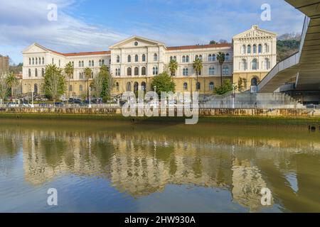 Bilbao, Spagna, 15 febbraio 2022. Università di Deusto a Bilbao, Spagna. Foto Stock