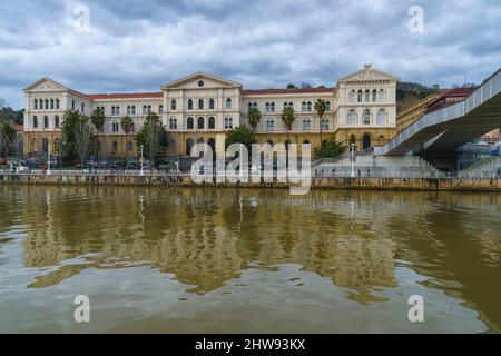 Bilbao, Spagna, 15 febbraio 2022. Università di Deusto a Bilbao, Spagna. Foto Stock