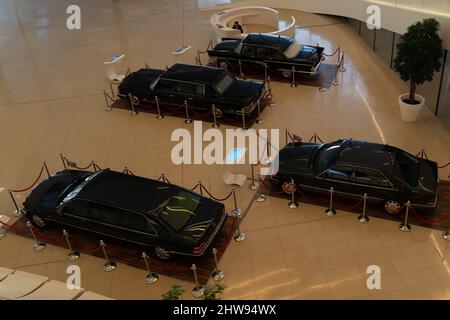 Baku, Azerbaigian - Gennaio 05 2022: Auto da ufficio usate dal presidente Heydar Aliyev . Foto Stock