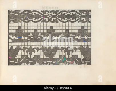 Arte ispirata a la vera Pertione del disegno di varie fonti di recami, pagina 19 (recto), 1567, opere classiche modernizzate da Artotop con un tocco di modernità. Forme, colore e valore, impatto visivo accattivante sulle emozioni artistiche attraverso la libertà delle opere d'arte in modo contemporaneo. Un messaggio senza tempo che persegue una nuova direzione selvaggiamente creativa. Artisti che si rivolgono al supporto digitale e creano l'NFT Artotop Foto Stock