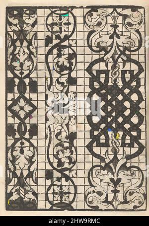 Arte ispirata a disegni e stampe, Libri stampe ornamento e architettura, splendido delle virtuose giovani, pagina 9 (verso), Designer, Publisher, opere classiche modernizzate da Artotop con un tuffo di modernità. Forme, colore e valore, impatto visivo accattivante sulle emozioni artistiche attraverso la libertà delle opere d'arte in modo contemporaneo. Un messaggio senza tempo che persegue una nuova direzione selvaggiamente creativa. Artisti che si rivolgono al supporto digitale e creano l'NFT Artotop Foto Stock