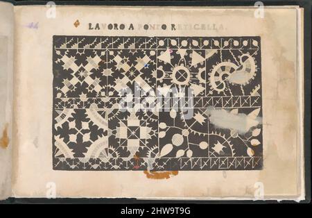 Arte ispirata a disegni e stampe, Libri stampe ornamento & architettura, Gemma premiosa della virtuose donne, pagina 14 (recto), Designer, opere classiche modernizzate da Artotop con un tuffo di modernità. Forme, colore e valore, impatto visivo accattivante sulle emozioni artistiche attraverso la libertà delle opere d'arte in modo contemporaneo. Un messaggio senza tempo che persegue una nuova direzione selvaggiamente creativa. Artisti che si rivolgono al supporto digitale e creano l'NFT Artotop Foto Stock