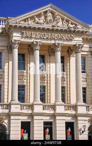 Il Caledonian Edificio, High Street, Inverness, Highlands scozzesi, Scotland, Regno Unito Foto Stock