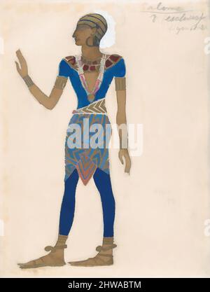 Arte ispirata a disegni e stampe, disegno ornamento & architettura, Design per il costume di uno schiavo, per il Balletto 'la Tragédie de Salomé, opere classiche modernizzate da Artotop con un tuffo di modernità. Forme, colore e valore, impatto visivo accattivante sulle emozioni artistiche attraverso la libertà delle opere d'arte in modo contemporaneo. Un messaggio senza tempo che persegue una nuova direzione selvaggiamente creativa. Artisti che si rivolgono al supporto digitale e creano l'NFT Artotop Foto Stock