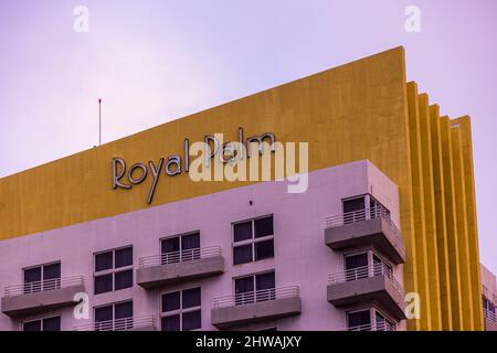 Royal Palm Hotel Miami Beach - MIAMI, FLORIDA - 14 FEBBRAIO 2022 Foto Stock