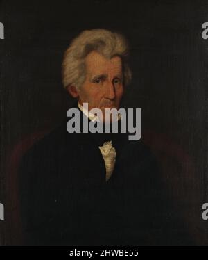 Andrew Jackson (1767-1845) (attribuito a Ralph Eleaser Whieside Earl). Artista: Ralph Eleaser Whiteside Earl, americano, 1785–1838 Foto Stock