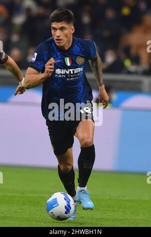 Milano, Italia. 04th Mar 2022. Joacquin Correa/( FC Inter) in azione la Serie A tra FC.Inter e US. Salernitana 1919 al San Siro Stadium Punteggio finale: 5-0 (Photo by Agostino Gemito/Pacific Press) Credit: Pacific Press Media Production Corp./Alamy Live News Foto Stock