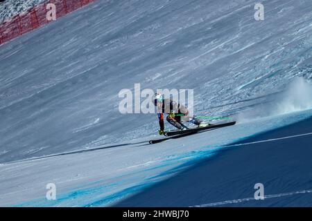 Lenzerheide, Italia. 05th Mar 2022. Lenzerheide - Cantone Grigioni, Lenzerheide, Italia, 05 marzo 2022, Ragnhild Mowinckel (NOR) durante la FIS Ski World Cup 2022 - Women Super G - Alpine ski race Credit: Live Media Publishing Group/Alamy Live News Foto Stock