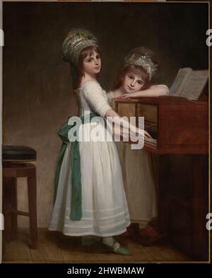 Ritratto di Maria e Caterina, Figlie di Edoardo Turlow, 1st Barone Turlow. Artista: George Romney, britannico, 1734–1802 Foto Stock