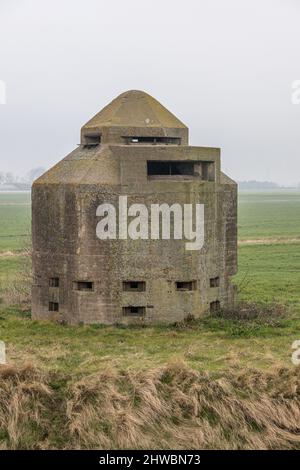 Scatola di pillole a tre piani a Burnham su Crouch, Essex Foto Stock