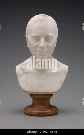 Ritratto busto di Jean le Rond d’Alembert. Artista: Jean-Antoine Houdon, francese, 1741–1828 Foto Stock