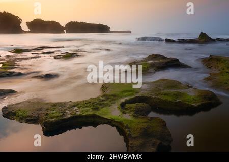 Devo ammettere, svegliarsi all'alba non è mai stato uno dei miei momenti preferiti. Ma questa mattina, ancora assonnato, mi sono costretto a alzarmi, perché il mio pla Foto Stock