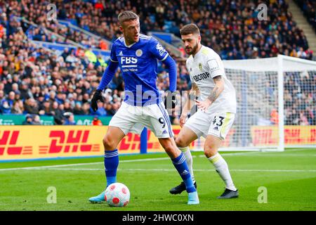 Leicester, Regno Unito. 05th Mar 2022. 5th marzo 2022; il King Power Stadium, Leicester, Leicestershire, Inghilterra; Premier League Football, Leicester City Versus Leeds United; Credit: Action Plus Sports Images/Alamy Live News Foto Stock