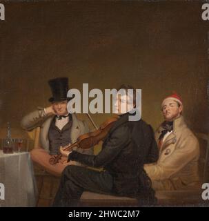 Dopo cena. Artista: William Sidney Mount, americano, 1807–1868 Foto Stock