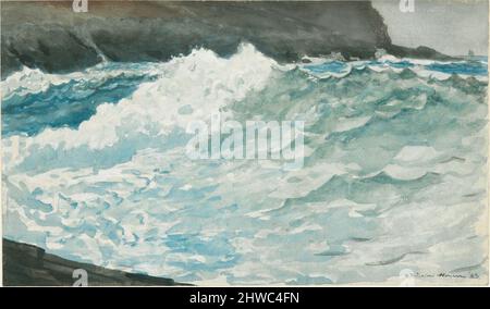 Surf, collo di Prout. Artista: Winslow Homer, americano, 1836–1910 Foto Stock