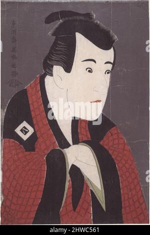 L'attore Ichikawa Yaozo III come Tanabe Bunzo dal gioco The Iris Soga del periodo Bunroku. Artista: T?sh?sai Sharaku, giapponese, attivo 1794–95 Foto Stock