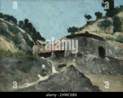 Paesaggio con mulino ad acqua. Artista: Paul Cézanne, francese, 1839–1906 Foto Stock