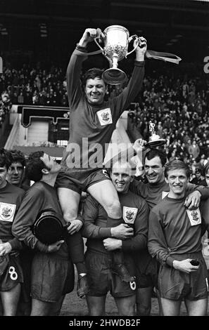 North Shields contro Sutton fa Amateur Cup, partita che si tiene a Wembley. 12th aprile 1969. Foto Stock