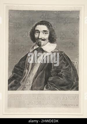 Pierre Séguier, Duca di Villemor (1588-1672). Artista: Claude Mellan, francese, 1598–1688 Foto Stock