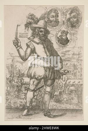 Francoys Ravaillac. Artista: Christoffel Van Sichem i, olandese, 1546–1624 Foto Stock