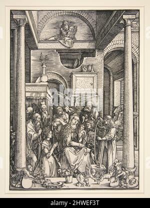 La glorificazione della Vergine, dalla vita della Vergine. Artista: Albrecht Dürer, tedesco, 1471–1528 Foto Stock