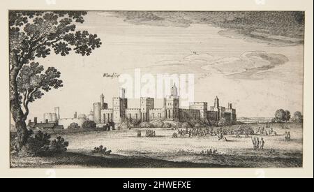 Windsor. Artista: Venceslao Hollar, Boemia, 1607–1677 Foto Stock