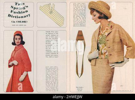 Vintage March 1962 "Good Housekeeping" Magazine advert, USA Foto Stock