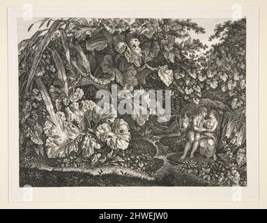 Orizzontale. Artista: Carl Wilhelm Kolbe il anziano, tedesco, 1759–1835 Foto Stock