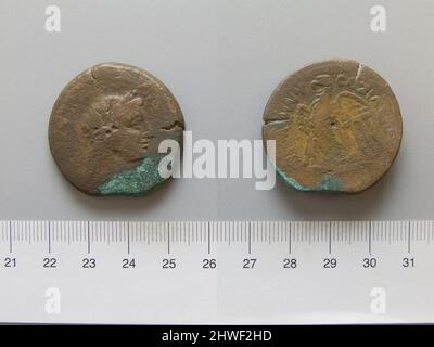 1 Drachm di Tolomeo VIII, re d'Egitto dall'Egitto. Regnante: Tolomeo VIII, re d'Egitto, 182–116 a.C. Mint: Egitto Foto Stock