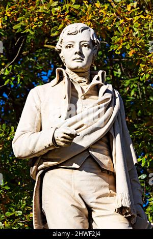 Ballarat Australia / il poeta Scozzese Robert Burns monumento. Foto Stock