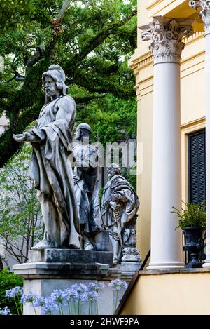 La Telfair Academy di Savannah, museo d'arte pubblica della Georgia. Foto Stock