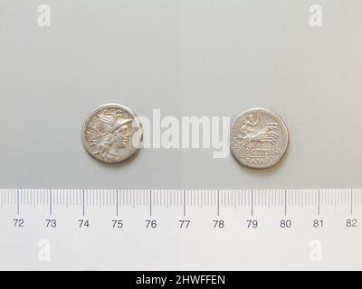 Denarius da Roma. Mint: Roma artista: Magistrato sconosciuto: C. TITINI Foto Stock