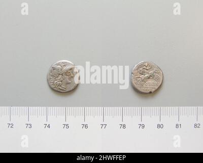 Denarius da Roma. Mint: Roma artista: Magistrato sconosciuto: C. TITINI Foto Stock