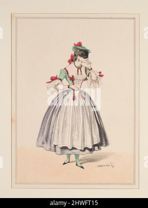 NOUVEAU COSTUME DE GAVARNI eseguire par Babin, …. Artista: Paul Gavarni, francese, 1804–1866 Foto Stock